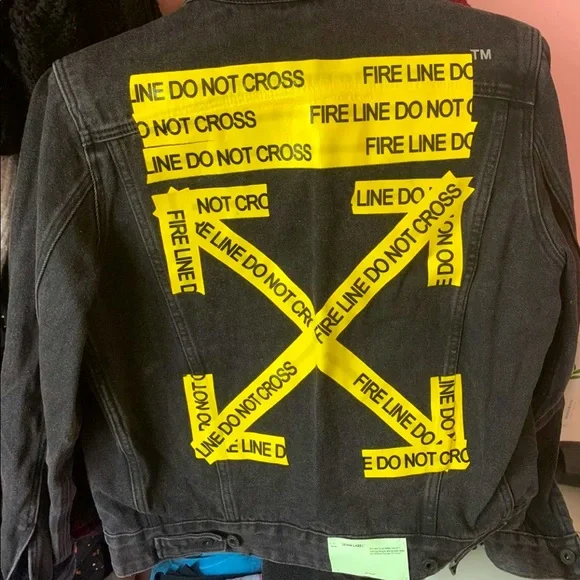 Off White Jackets Coats Offwhite Denim Jacket Poshmark